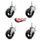 Service Caster Bil-Jax 0026-762 Scaffold Swivel Caster Replacement Set BIL-SCC-SF30S820-RSR-138-4 - alternate 2